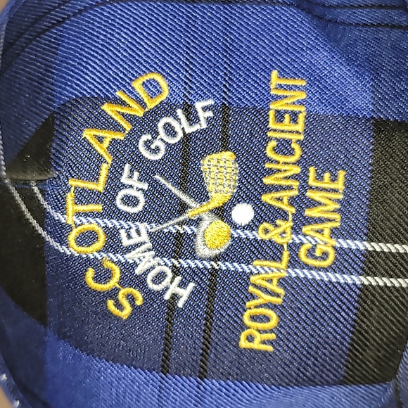 Made in Scotland. Scotland Home of Golf. Velcro strap.  One size fits most. - Picture 2 of 11